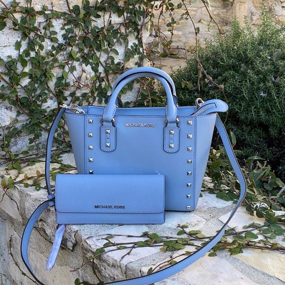 Michael Kors Handbags - NWT Michael Kors Sm studded handbag&wallet
